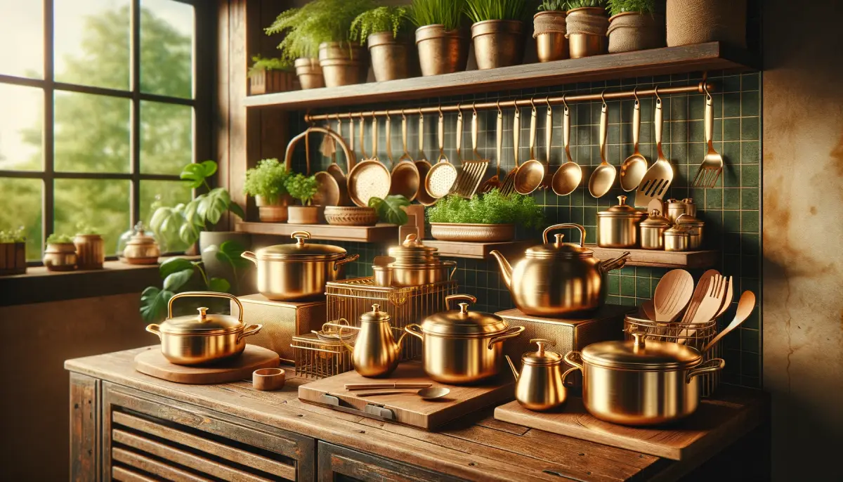 Green Cooking: Eco-Friendly Brass Utensils
