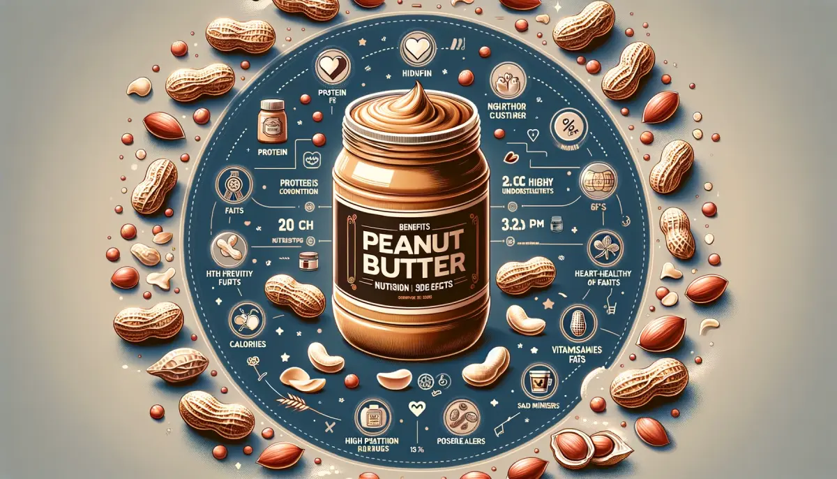Peanut Butter benefits nutrition & side effects