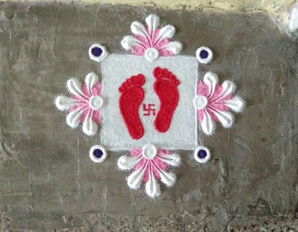 Rangoli design 10