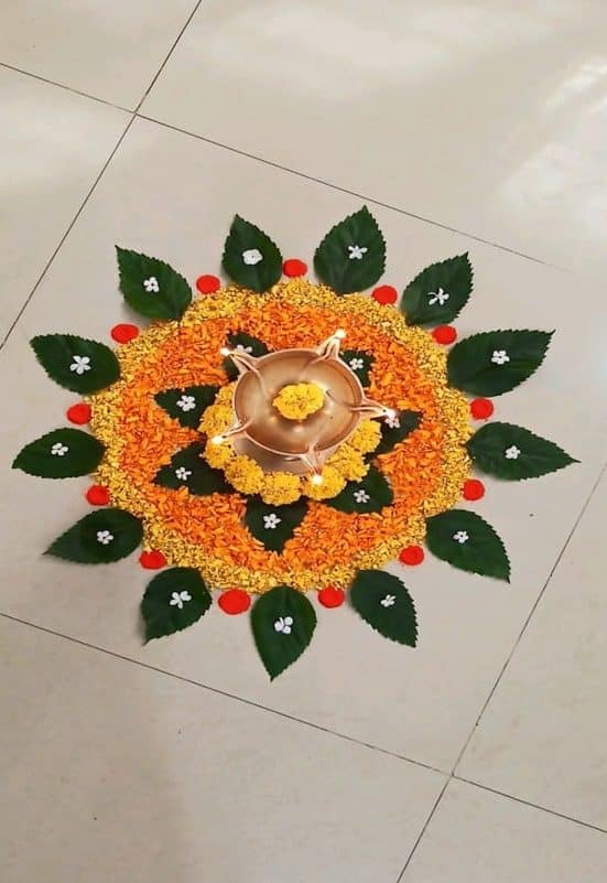 Rangoli design 13