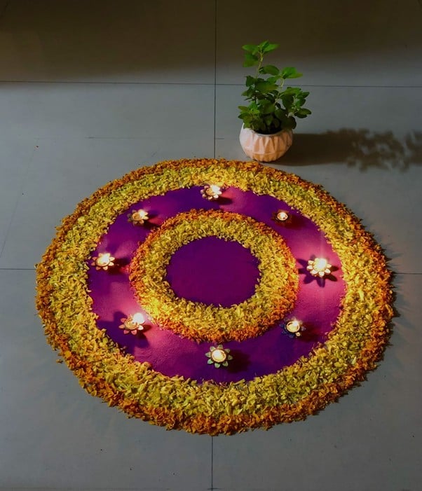 Rangoli design 14