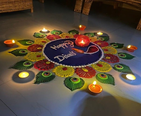 Rangoli design 16
