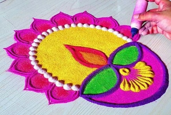 Rangoli design 22