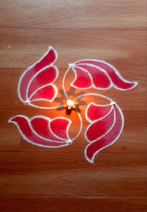 Rangoli design 3