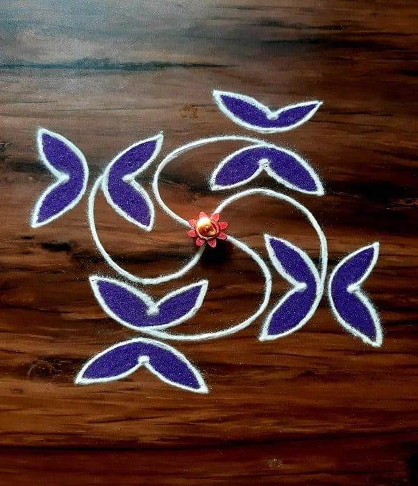 Rangoli design 4