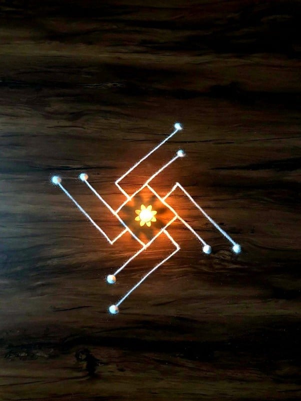Rangoli design 5