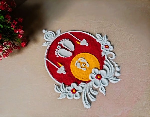 Rangoli design 7