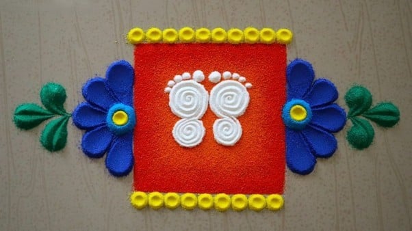 Rangoli design 8