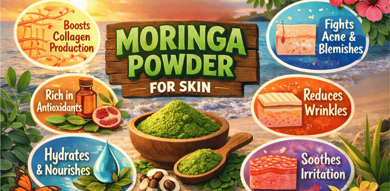 Benefits of moringa powder for skin