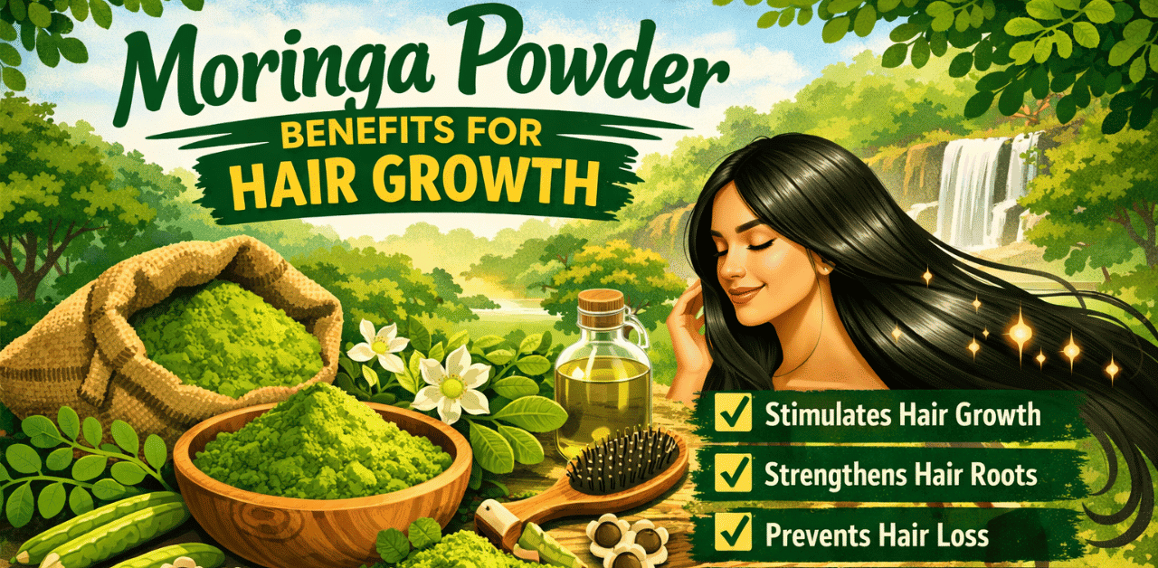 Moringa Powder Benefits for Hair Growth 