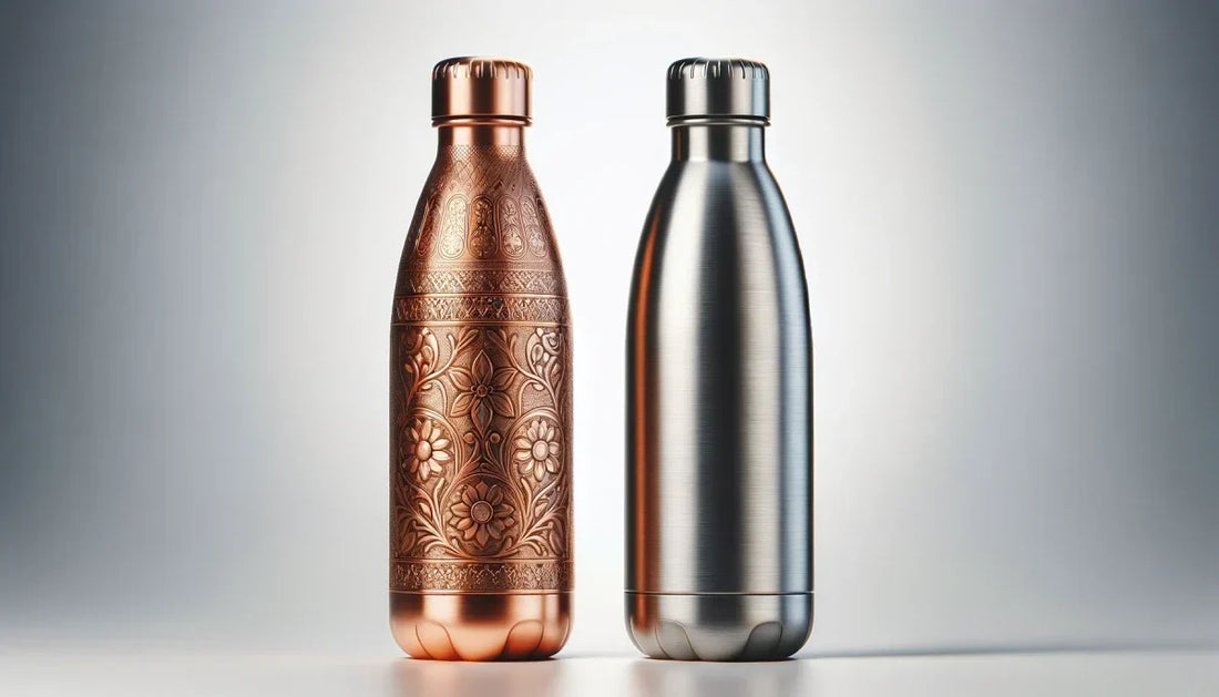 Copper Bottle vs Steel Bottle: What’s the Difference Between Both?