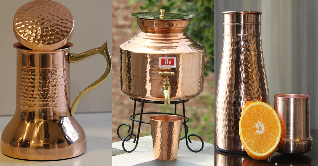 Explore The Health Benefits of Copper Bottles and Copper Vessels