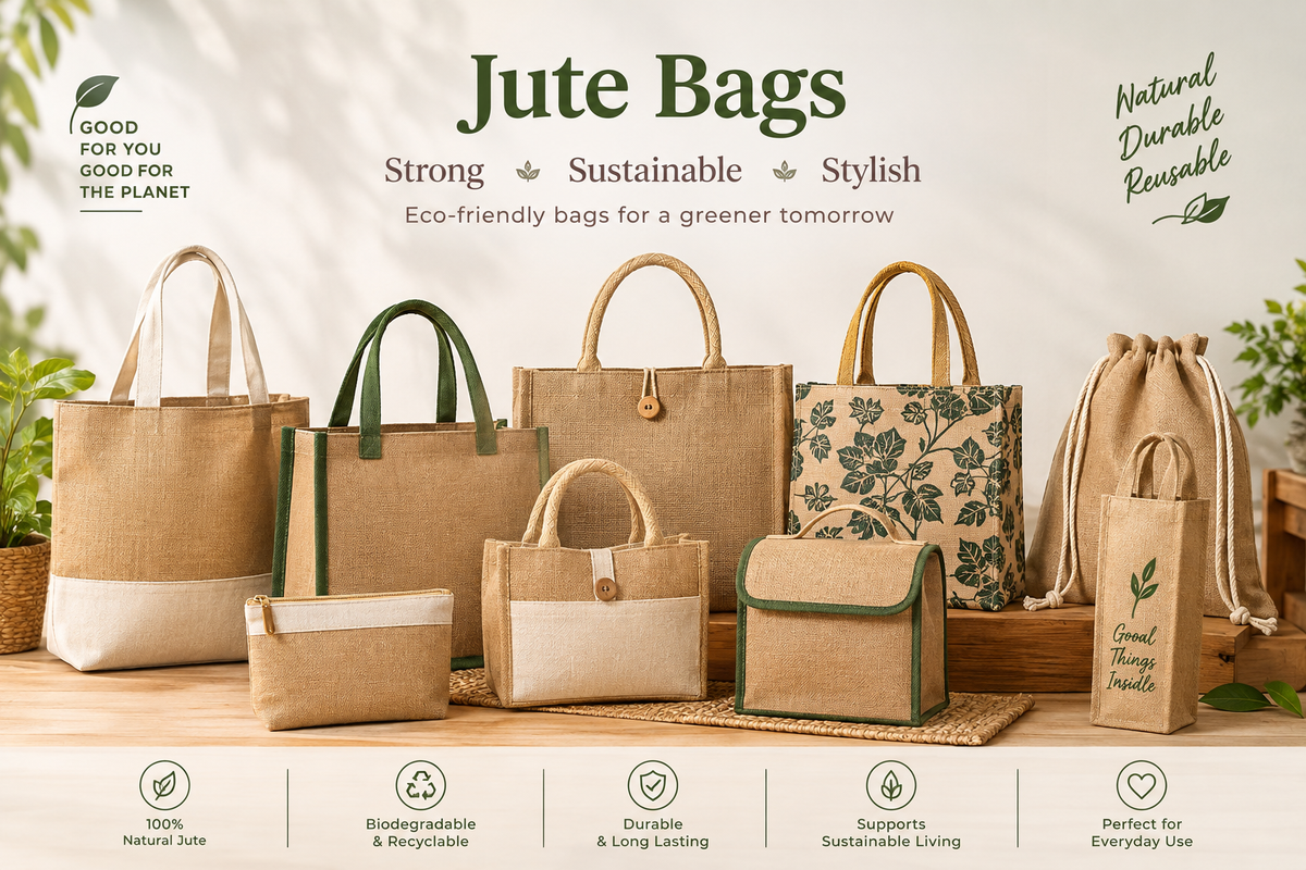 Jute and Bamboo Bags