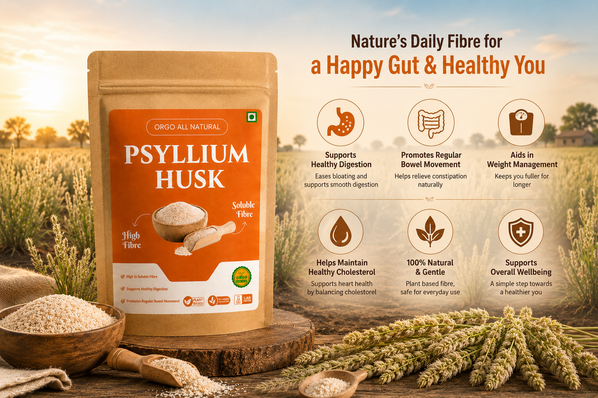 Psyllium Husk (100% Natural Isabgol)