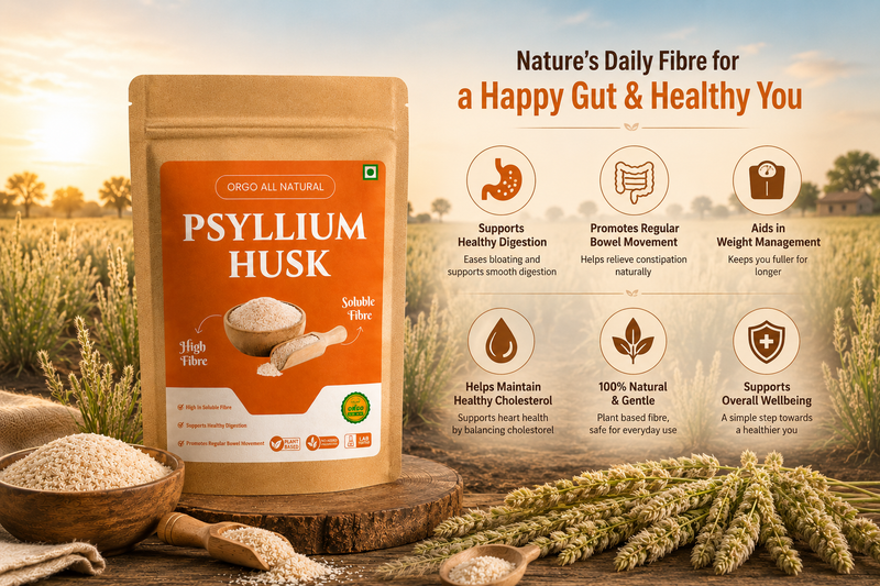 Psyllium Husk (100% Natural Isabgol)