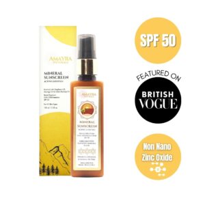 Product: Amayra Naturals Oxybenzone Free Mineral Sunscreen | SPF 50