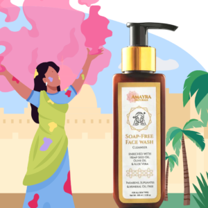 Product: Amayra Naturals Soap-Free | Hemp & Aloe Face Wash Cleanser – 100ml