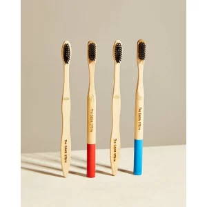Product: The Gaea Store Bamboo Toothbrush – Mixed – Flat & Round Bottom