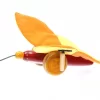 Product: Fairkraft Creations Thithli | Butterfly pull toy | Wooden pull toy | Wooden butterfly – Orange & Yellow