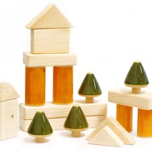 Product: Fairkraft Creations Wooden building blocks | Educational wooden toys | Wooden stacking blocks