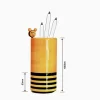 Product: Fairkraft Creations Bee Quill Xtra With Storage | Wooden pen stand | Wooden pen holder