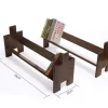 Product: Fairkraft Creations Wooden Stackable Book Shelf : Book Builder Small – 2 Units ( Mahagony Colour )