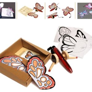 Product: Fairkraft Creations Chitte – Flapping Butterfly Pull Toy