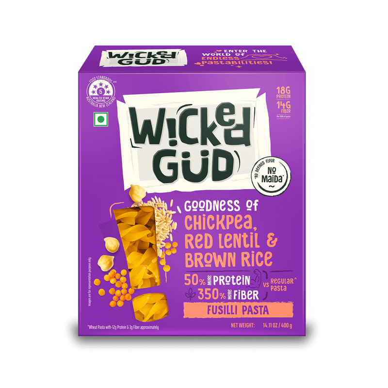 Product: Wicked Gud Combo-Pack of 2 (Macaroni +Fusilli)