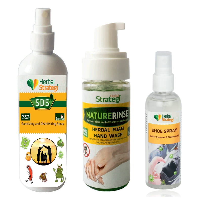 Buy Foaming Hand Wash Disinfectant online - Size 150 ml, 500 ml, 5 ltr –  Herbal Strategi
