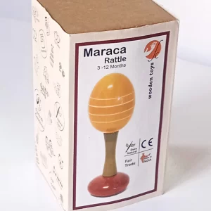Product: Fairkraft Creations Maraca Rattle | Wooden rattle | Wooden rattle Toys
