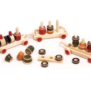 Product: Fairkraft Creations My Train | Wooden train toy | Wooden train set