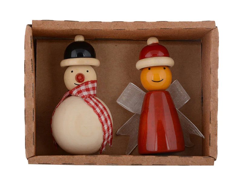 Product: Fairkraft Creations Snowman & fairy Fridge magnets | Snowman fridge magnets | Wooden fridge magnets