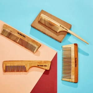 Product: The Gaea Store Neem Wood Combs (Pack of 4)