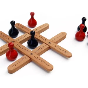 Product: Fairkraft Creations wooden tic tac toe board | Wooden tic tac toe | Tic tac toe wooden game | Wooden tic tac toe set