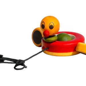 Product: Fairkraft Creations Duby Duck | Wooden duck toys | Wooden walking duck toy
