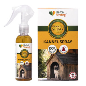 Product: Herbal Strategi Kennel Spray for Ticks, Fleas, Lice and Mites