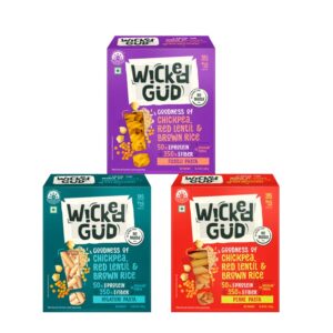 Product: Wicked Gud Combo-Pack of 3 (Fusilli+Rigatoni+Penne)