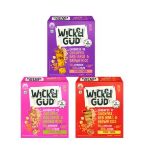 Product: Wicked Gud Combo-Pack of 3 (Fusilli+Amori+Penne)