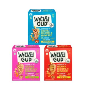 Product: Wicked Gud Combo-Pack of 3 (Macaroni+Penne+ Amori)