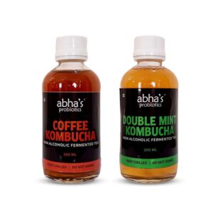 Product: Abha’s Probiotics Vetiver Rose Kombucha (Pack of 2)
