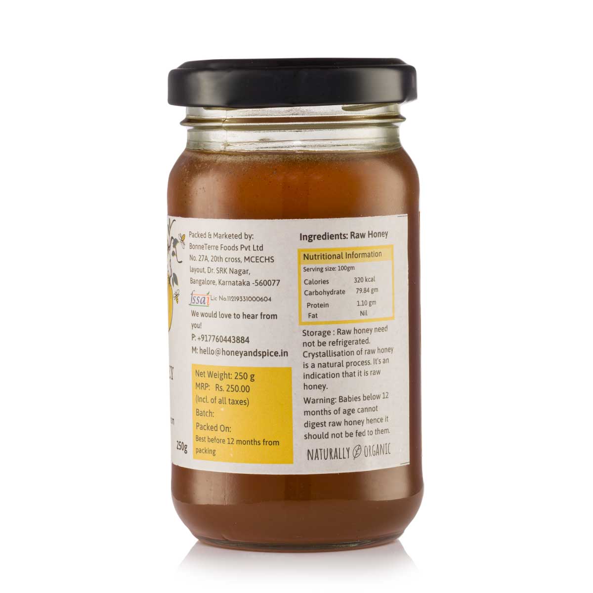 Product: Honey and Spice Sweet Honey – 250g