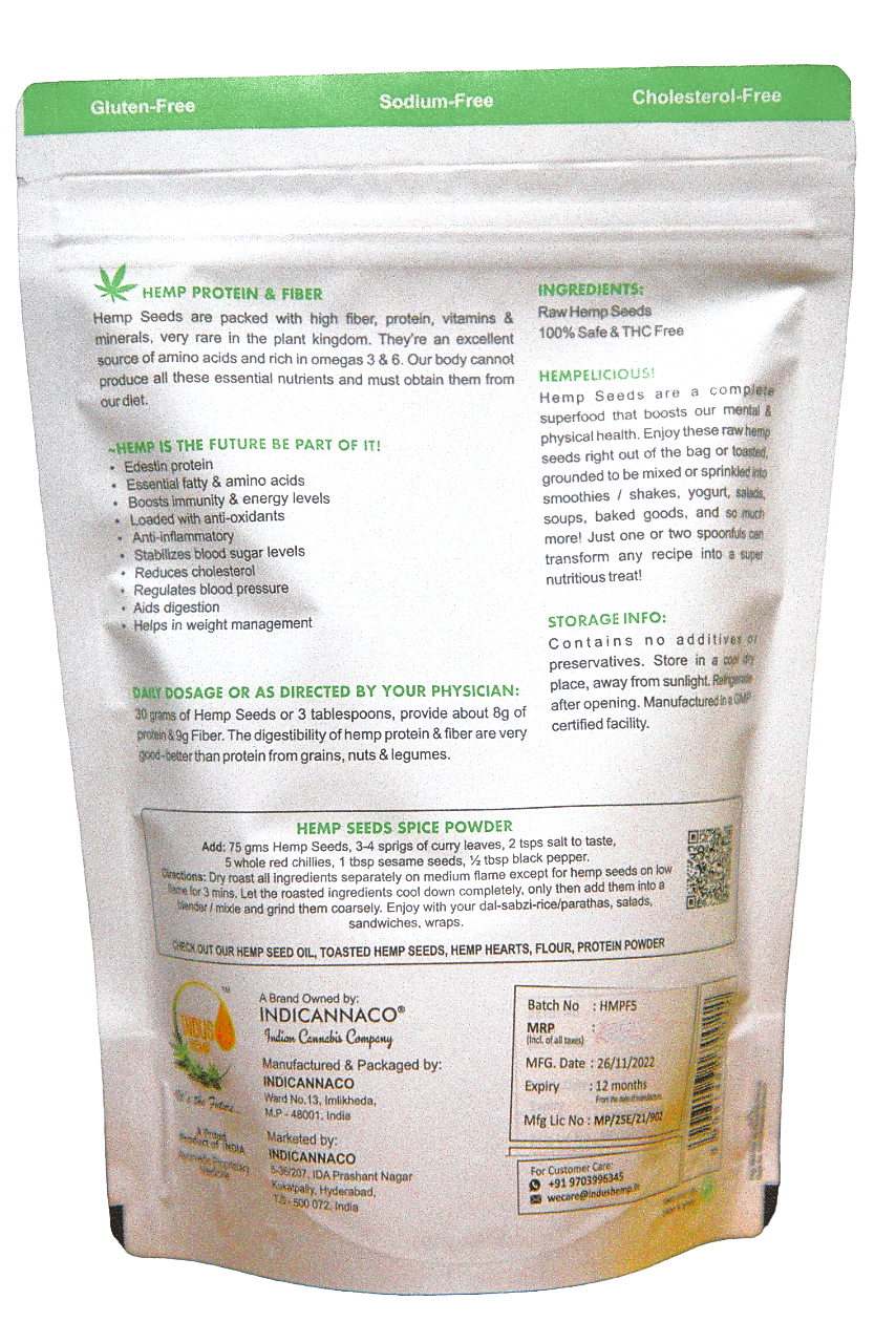 Product: Indus Hemp 100 % Natural seeds