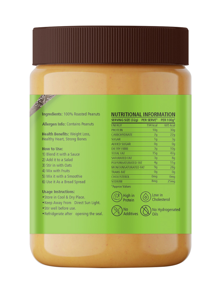 Product: Urban Formmula Unsweetened Peanut Butter : Crunchy