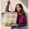 Product: OnEarth Beige Jute Tote Bag