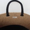 Product: OnEarth Black/Beige Jute Tote Bag