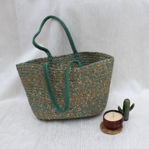 Product: OnEarth Green Jute Tote Bag