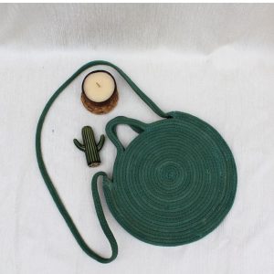 Product: OnEarth Green & Round Sling Bag