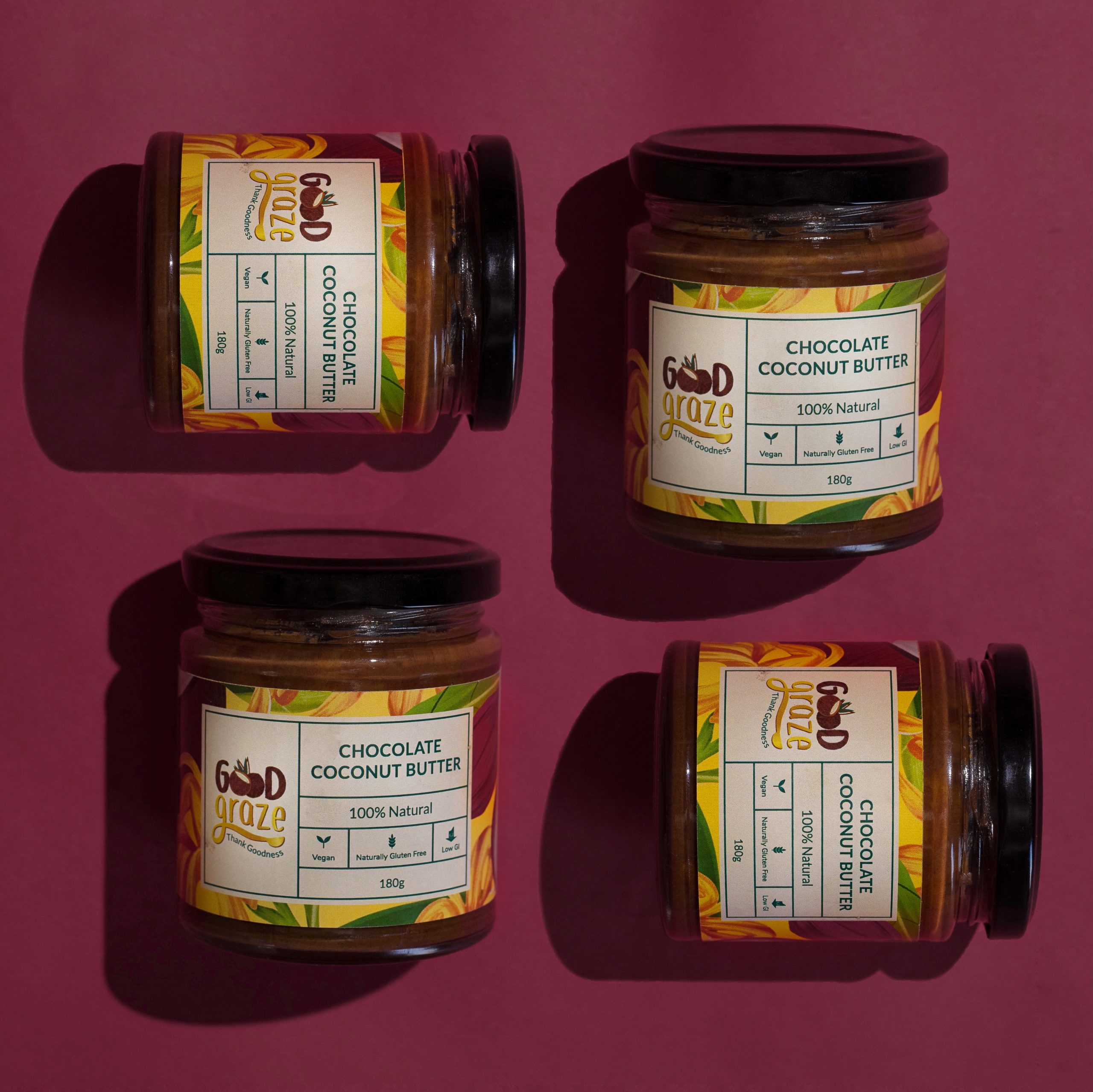 Product: Good Graze Chocolate Coconut Butter 180gm