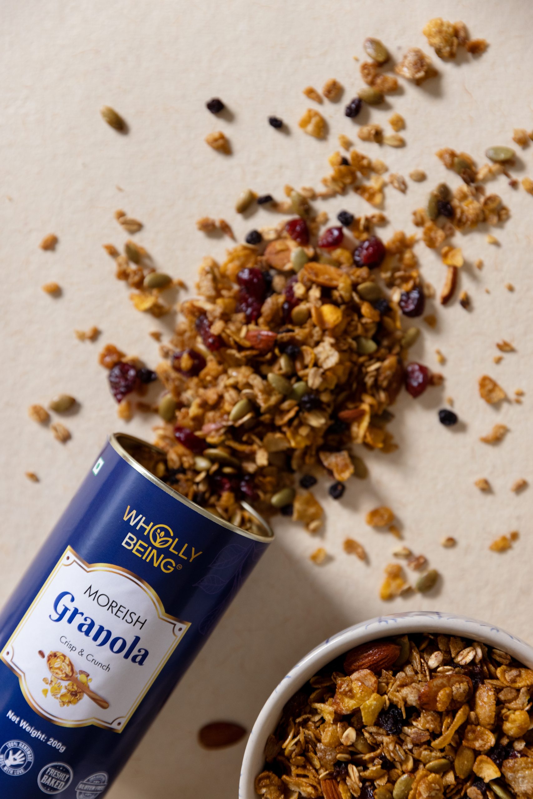 Product: Wholly Being Moreish Granola Crisp & Crunch