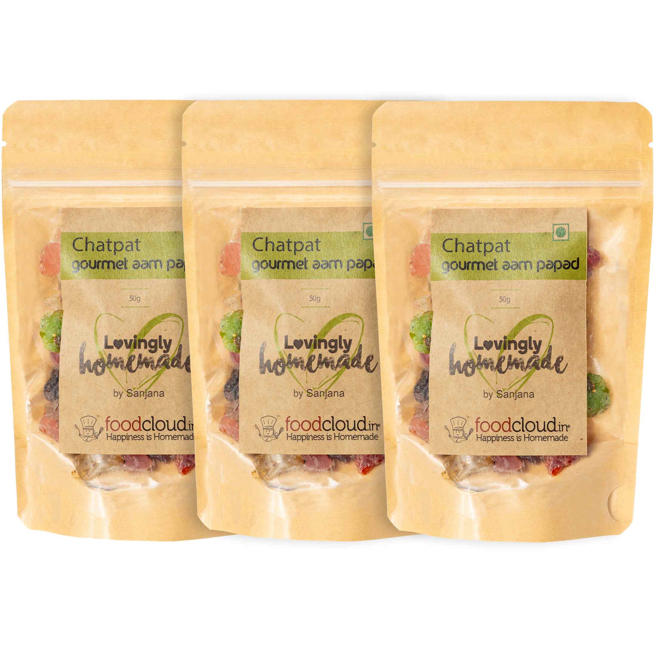 Product: FoodCloud Chatpat Gourmet Aampapad (Pack of 3)